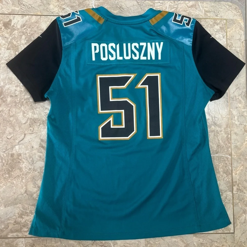 Nike NFL Jacksonville Jaguars #51 Paul Posluszny Women’s On-Field Jersey L
